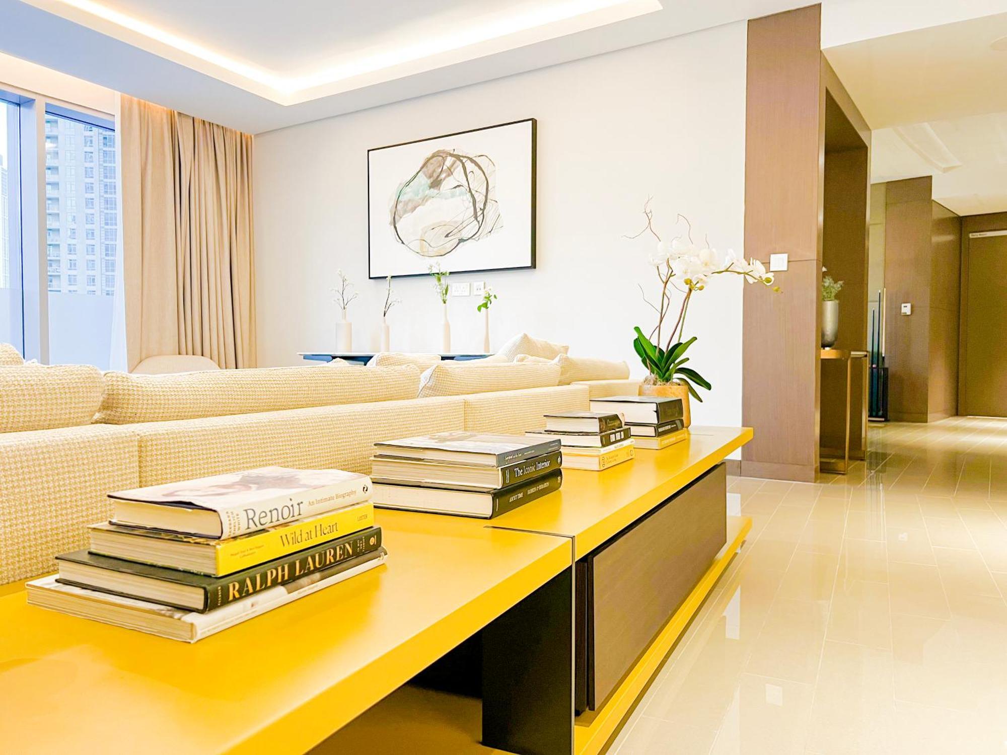 Downtown Luxury - Stunning Burj Khalifa & Sea View - 5 Minutes Walk To Dubai Mall Екстериор снимка