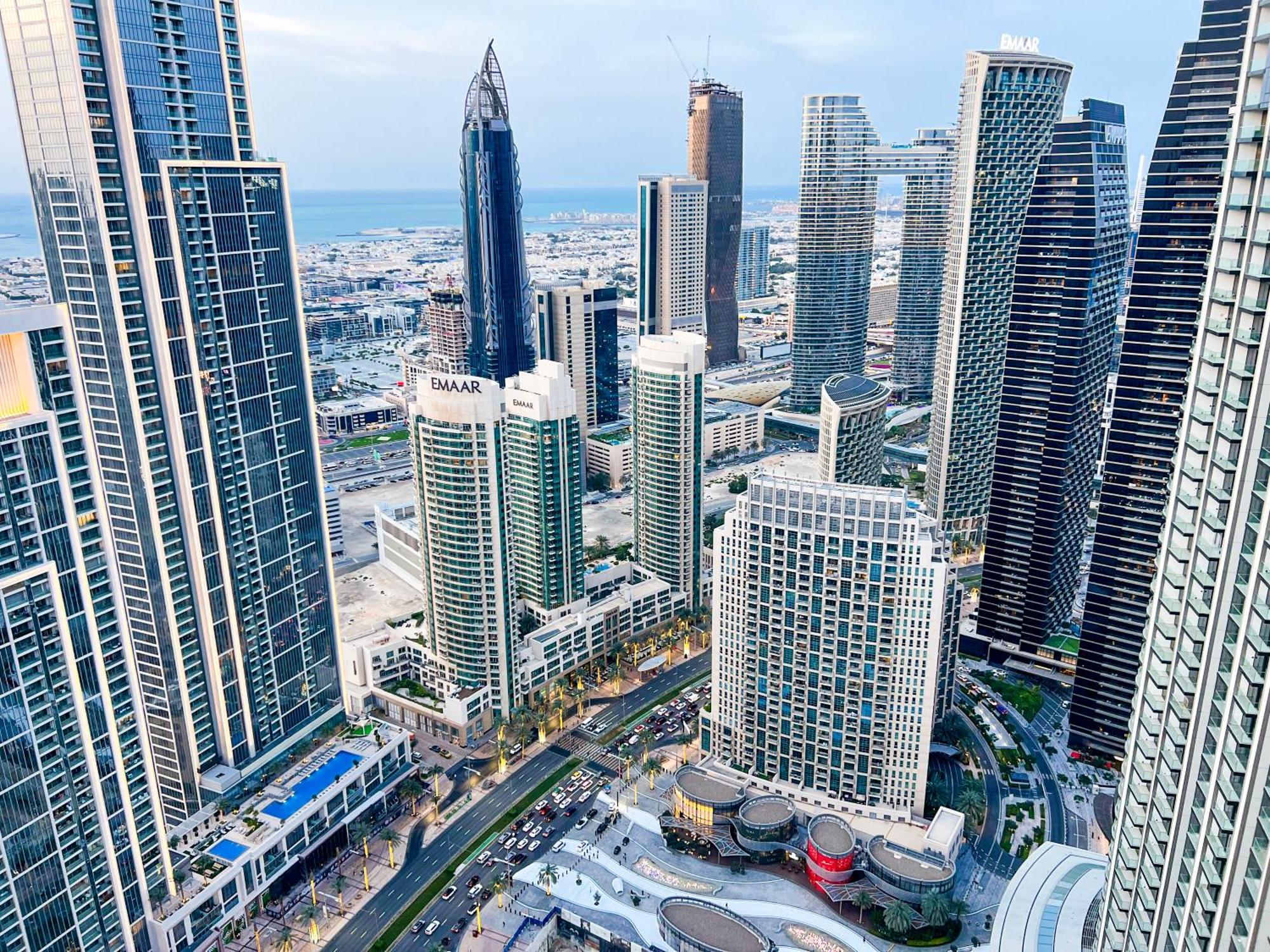 Downtown Luxury - Stunning Burj Khalifa & Sea View - 5 Minutes Walk To Dubai Mall Екстериор снимка